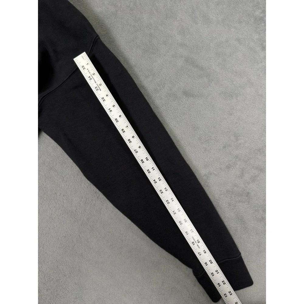 Levis Sweater Mens Large Black Pullover Hoodie Long Sleeve‎ Fleece Heavy